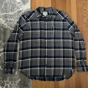 Lucky Brand Saturday Stretch Plaid Flannel - XL
